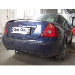 F097C GALIA Полностью оцинкованный фаркоп на Ford Mondeo седан/хетчбек 2000-2006. Подрозетник убирается за бампер. Тип шара: C (горизонтальный съемный). Не