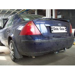 F097C GALIA Полностью оцинкованный фаркоп на Ford Mondeo седан/хетчбек 2000-2006. Подрозетник убирается за бампер. Тип шара: C (горизонтальный съемный). Не