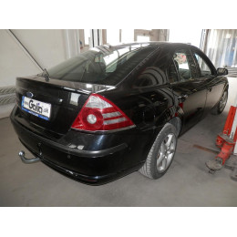 F097C GALIA Полностью оцинкованный фаркоп на Ford Mondeo седан/хетчбек 2000-2006. Подрозетник убирается за бампер. Тип шара: C (горизонтальный съемный). Не