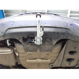 F097C GALIA Полностью оцинкованный фаркоп на Ford Mondeo седан/хетчбек 2000-2006. Подрозетник убирается за бампер. Тип шара: C (горизонтальный съемный). Не