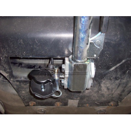 F097C GALIA Полностью оцинкованный фаркоп на Ford Mondeo седан/хетчбек 2000-2006. Подрозетник убирается за бампер. Тип шара: C (горизонтальный съемный). Не