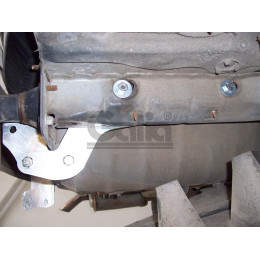 F097C GALIA Полностью оцинкованный фаркоп на Ford Mondeo седан/хетчбек 2000-2006. Подрозетник убирается за бампер. Тип шара: C (горизонтальный съемный). Не