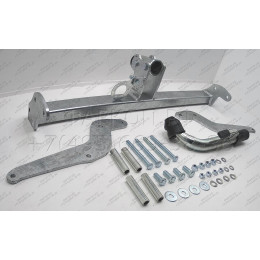 F097C GALIA Полностью оцинкованный фаркоп на Ford Mondeo седан/хетчбек 2000-2006. Подрозетник убирается за бампер. Тип шара: C (горизонтальный съемный). Не