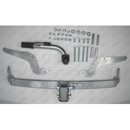 F097C GALIA Полностью оцинкованный фаркоп на Ford Mondeo седан/хетчбек 2000-2006. Подрозетник убирается за бампер. Тип шара: C (горизонтальный съемный). Не
