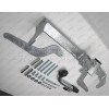 F097C GALIA Полностью оцинкованный фаркоп на Ford Mondeo седан/хетчбек 2000-2006. Подрозетник убирается за бампер. Тип шара: C (горизонтальный съемный). Невидимый вырез бампера. Нагрузки: 1800/75 кг, масса фаркопа 18,36 кг