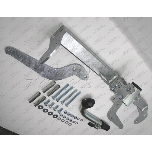 F097C GALIA Полностью оцинкованный фаркоп на Ford Mondeo седан/хетчбек 2000-2006. Подрозетник убирается за бампер. Тип шара: C (горизонтальный съемный). Невидимый вырез бампера. Нагрузки: 1800/75 кг, масса фаркопа 18,36 кг