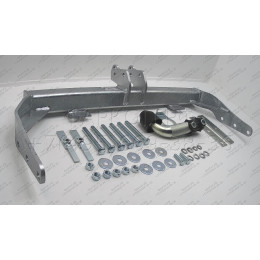 F100A GALIA Полностью оцинкованный фаркоп на Ford Transit 2000-2014 без ступеньки. Тип шара: A. Балка фаркопа скрыта. Невидимая минимальная подрезка бампер