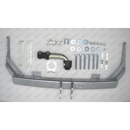 F100A GALIA Полностью оцинкованный фаркоп на Ford Transit 2000-2014 без ступеньки. Тип шара: A. Балка фаркопа скрыта. Невидимая минимальная подрезка бампер