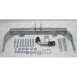 F100A GALIA Полностью оцинкованный фаркоп на Ford Transit 2000-2014 без ступеньки. Тип шара: A. Балка фаркопа скрыта. Невидимая минимальная подрезка бампер