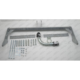F102A GALIA Полностью оцинкованный фаркоп на Ford Mondeo универсал 1993-2006. Тип шара: A. Подрезка бампера. Нагрузки: 1800/75 кг, масса фаркопа 17,22 кг