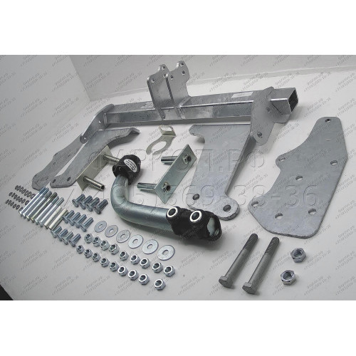 F109A GALIA Полностью оцинкованный фаркоп на Suzuki SX4 хетчбек 5 дверей 2006-2013 2WD/4WD, FIAT Sedici 2006-2014. Тип шара: A. Невидимый вырез бампера. Нагрузки: 1200/70 кг, масса фаркопа 17,32 кг