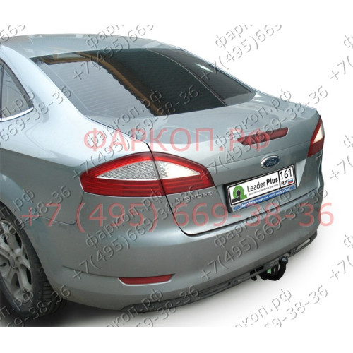 F115-A Лидер-плюс ТСУ для Ford Mondeo седан/универсал 2007-2014 без выреза бампера. Нагрузки: 1100/75 кг, масса фаркопа 14,56 кг (без электрики в комплекте)