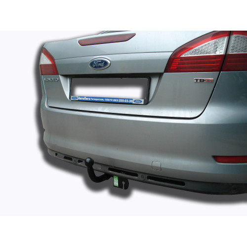 F115-A Лидер-плюс ТСУ для Ford Mondeo седан/универсал 2007-2014 без выреза бампера. Нагрузки: 1100/75 кг, масса фаркопа 14,56 кг (без электрики в комплекте)