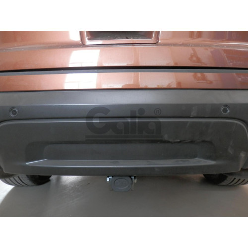 F123C GALIA Полностью оцинкованный фаркоп на Ford Explorer 2011-2015 (без подрезки бампера), Ford Explorer 2015-2020 (минимальная подрезка бампера). Подрозетник убирается за бампер. Тип шара: C (горизонтальный съемный). Нагрузки: 2400/130 кг, масса фаркоп