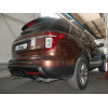 F123C GALIA Полностью оцинкованный фаркоп на Ford Explorer 2011-2015 (без подрезки бампера), Ford Explorer 2015-2020 (минимальная подрезка бампера). Подрозетник убирается за бампер. Тип шара: C (горизонтальный съемный). Нагрузки: 2400/130 кг, масса фаркоп