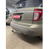 F123C GALIA Полностью оцинкованный фаркоп на Ford Explorer 2011-2015 (без подрезки бампера), Ford Explorer 2015-2020 (минимальная подрезка бампера). Подрозетник убирается за бампер. Тип шара: C (горизонтальный съемный). Нагрузки: 2400/130 кг, масса фаркоп