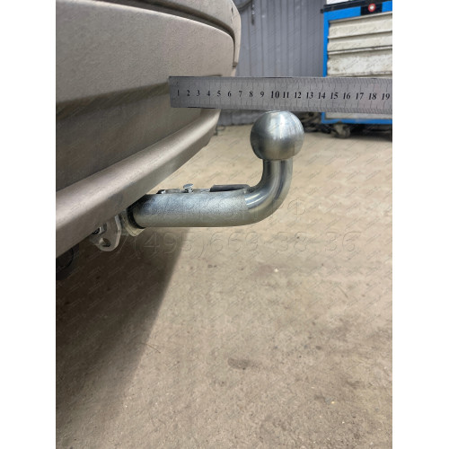 F123C GALIA Полностью оцинкованный фаркоп на Ford Explorer 2011-2015 (без подрезки бампера), Ford Explorer 2015-2020 (минимальная подрезка бампера). Подрозетник убирается за бампер. Тип шара: C (горизонтальный съемный). Нагрузки: 2400/130 кг, масса фаркоп