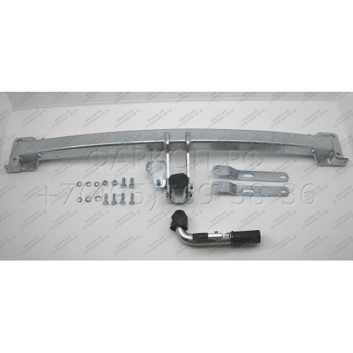 F123C GALIA Полностью оцинкованный фаркоп на Ford Explorer 2011-2015 (без подрезки бампера), Ford Explorer 2015-2020 (минимальная подрезка бампера). Подрозетник убирается за бампер. Тип шара: C (горизонтальный съемный). Нагрузки: 2400/130 кг, масса фаркоп
