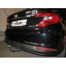 F131A GALIA Полностью оцинкованный фаркоп на FIAT Tipo седан 2015-, FIAT Egea 2015-. Подрозетник убирается за бампер. Тип шара: A. Невидимый вырез бампера. Нагр