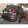 F132A GALIA Полностью оцинкованный фаркоп на FIAT Tipo хетчбек 2016-. Подрозетник убирается за бампер. Тип шара: A. Невидимый вырез бампера. Нагрузки: 1600/100 кг, масса фаркопа 15,32 кг