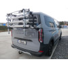F140A GALIA Полностью оцинкованный фаркоп на Ford Tourneo Custom 2023-, Ford Transit Custom 2023-, VW Transporter T7 2024-. Тип шара: A. Установка без выреза бампера. Нагрузки: 2800/180 кг, масса фаркопа 21,92 кг
