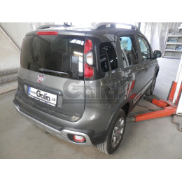 F141V GALIA Полностью оцинкованный фаркоп на FIAT Panda 2012-2022 (4WD), FIAT Panda Cross 2012-2022 (4WD). Подрозетник убирается за бампер. Тип шара: AV (вертикальное быстро