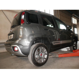 F141V GALIA Полностью оцинкованный фаркоп на FIAT Panda 2012-2022 (4WD), FIAT Panda Cross 2012-2022 (4WD). Подрозетник убирается за бампер. Тип шара: AV (вертикальное быстро