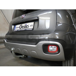 F141V GALIA Полностью оцинкованный фаркоп на FIAT Panda 2012-2022 (4WD), FIAT Panda Cross 2012-2022 (4WD). Подрозетник убирается за бампер. Тип шара: AV (вертикальное быстро