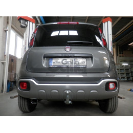 F141V GALIA Полностью оцинкованный фаркоп на FIAT Panda 2012-2022 (4WD), FIAT Panda Cross 2012-2022 (4WD). Подрозетник убирается за бампер. Тип шара: AV (вертикальное быстро