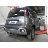 F141V GALIA Полностью оцинкованный фаркоп на FIAT Panda 2012-2022 (4WD), FIAT Panda Cross 2012-2022 (4WD). Подрозетник убирается за бампер. Тип шара: AV (вертикальное быстросъемное крепление шара на ключе). Невидимый вырез бампера. Нагрузки: 1200/70 кг, м