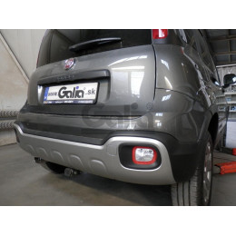 F141V GALIA Полностью оцинкованный фаркоп на FIAT Panda 2012-2022 (4WD), FIAT Panda Cross 2012-2022 (4WD). Подрозетник убирается за бампер. Тип шара: AV (вертикальное быстро
