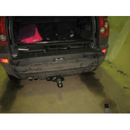 FA 0471-E Бизон Фаркоп на Volvo XC90 2003-2015. Требуется подрезка бампера. Тип шара: E (легкосъемный шар под квадрат). Нагрузки: 3000/120 кг. Не комплектуется 