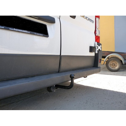 FA 05 AVTOS Фаркоп на FIAT Ducato Sollers фургон 2008-2011, FIAT Ducato II фургон 1994-2006, Citroen Jumper фургон 1994-2006, Peugeot Boxer фургон 1994-2006 без подрезки бампера. Тип шара: A. Нагрузки: 2000/100 кг, масса фаркопа 27,5 кг (без электрики в к