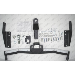 FA 0602-E(N) Бизон Фаркоп с хромированной накладкой на Toyota Land Cruiser Prado 150 2010-2023, Toyota Land Cruiser Prado 120 2002-2010 без подрезки бампера. Тип шара: E (легкосъемны