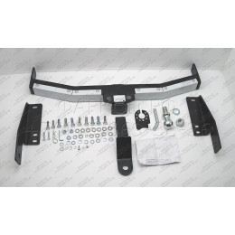 FA 0602-E(N) Бизон Фаркоп с хромированной накладкой на Toyota Land Cruiser Prado 150 2010-2023, Toyota Land Cruiser Prado 120 2002-2010 без подрезки бампера. Тип шара: E (легкосъемны