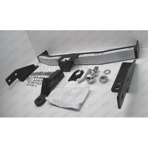 FA 0602-E(N) Бизон Фаркоп с хромированной накладкой на Toyota Land Cruiser Prado 150 2010-2023, Toyota Land Cruiser Prado 120 2002-2010 без подрезки бампера. Тип шара: E (легкосъемный шар под квадрат). Нагрузки: 3300/120 кг. Не комплектуется электрикой