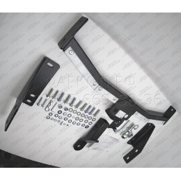 FA 0602-E(N) Бизон Фаркоп с хромированной накладкой на Toyota Land Cruiser Prado 150 2010-2023, Toyota Land Cruiser Prado 120 2002-2010 без подрезки бампера. Тип шара: E (легкосъемны