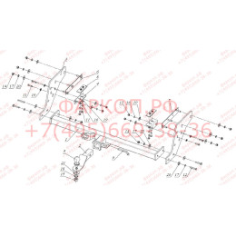 FA 0648-E Бизон Фаркоп на Mitsubishi L200 2006-2015 без подрезки бампера. Тип шара: E (легкосъемный шар под квадрат). Нагрузки: 3500/120 кг. Не комплектуется элек