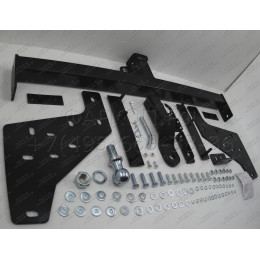 FA 0648-E Бизон Фаркоп на Mitsubishi L200 2006-2015 без подрезки бампера. Тип шара: E (легкосъемный шар под квадрат). Нагрузки: 3500/120 кг. Не комплектуется элек