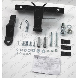 FA 0661-E Бизон Фаркоп на Tagaz Tager 2008-2011, SsangYong Korando 1997-2003 без подрезки бампера. Тип шара: E (легкосъемный шар под квадрат). Нагрузки: 2500/120 кг. Не компл