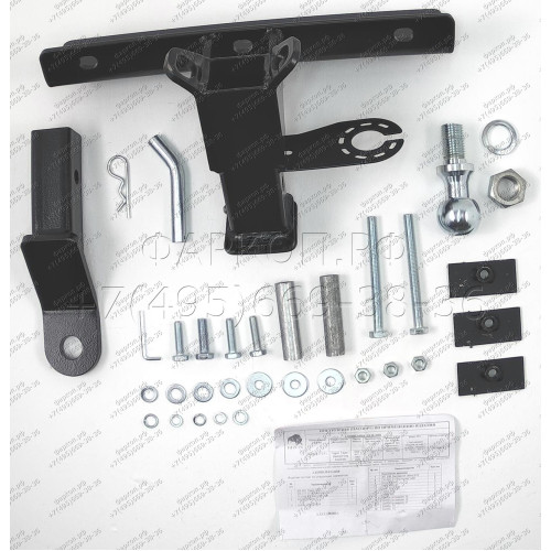 FA 0661-E Бизон Фаркоп на Tagaz Tager 2008-2011, SsangYong Korando 1997-2003 без подрезки бампера. Тип шара: E (легкосъемный шар под квадрат). Нагрузки: 2500/120 кг. Не комплектуется электрикой