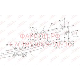 FA 0951-E Бизон Фаркоп на Honda Element 2003-2011 без подрезки бампера. Тип шара: E (легкосъемный шар под квадрат). Нагрузки: 2500/120 кг. Не комплектуется элект