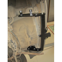 FA 0951-E Бизон Фаркоп на Honda Element 2003-2011 без подрезки бампера. Тип шара: E (легкосъемный шар под квадрат). Нагрузки: 2500/120 кг. Не комплектуется элект