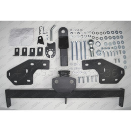 FA 0951-E Бизон Фаркоп на Honda Element 2003-2011 без подрезки бампера. Тип шара: E (легкосъемный шар под квадрат). Нагрузки: 2500/120 кг. Не комплектуется элект