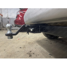 FA 0951-E Бизон Фаркоп на Honda Element 2003-2011 без подрезки бампера. Тип шара: E (легкосъемный шар под квадрат). Нагрузки: 2500/120 кг. Не комплектуется элект