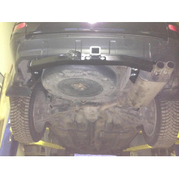 FA 0970-E Бизон Фаркоп на Mitsubishi Outlander XL 2007-2012 без подрезки бампера. Тип шара: E (легкосъемный шар под квадрат). Нагрузки: 3200/120 кг. Не комплектуется 