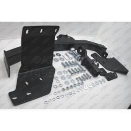 FA 0970-E Бизон Фаркоп на Mitsubishi Outlander XL 2007-2012 без подрезки бампера. Тип шара: E (легкосъемный шар под квадрат). Нагрузки: 3200/120 кг. Не комплектуется 