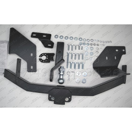 FA 0970-E Бизон Фаркоп на Mitsubishi Outlander XL 2007-2012 без подрезки бампера. Тип шара: E (легкосъемный шар под квадрат). Нагрузки: 3200/120 кг. Не комплектуется 