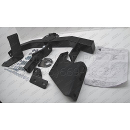 FA 0970-E Бизон Фаркоп на Mitsubishi Outlander XL 2007-2012 без подрезки бампера. Тип шара: E (легкосъемный шар под квадрат). Нагрузки: 3200/120 кг. Не комплектуется 