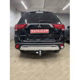 FA 0995-E Бизон Фаркоп на Mitsubishi Outlander 2012-2022 без подрезки бампера. Тип шара: E (легкосъемный шар под квадрат). Нагрузки: 3200/120 кг. Не комплектуется эл